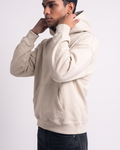 Cream Boxy Hoodie | 360 GSM Cotton Winter Hoodie