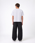 Dusty White Boxy Slub T-Shirt | 180 GSM Cotton Slub Boxy Fit Tee