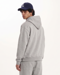 Grey Boxy Dual Zipper Hoodie | 360 GSM Cotton Boxy Hoodie